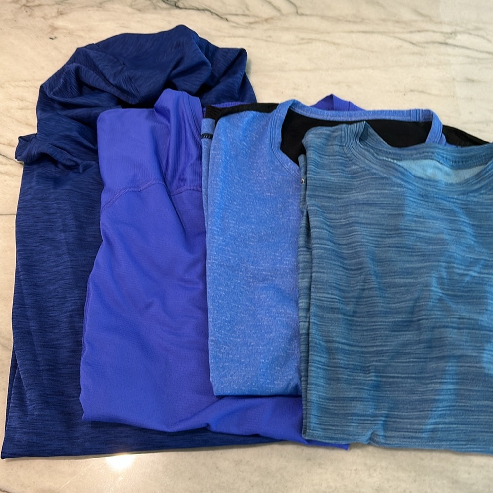 Lot of 4 Lululemon and Nike Workout Shirts